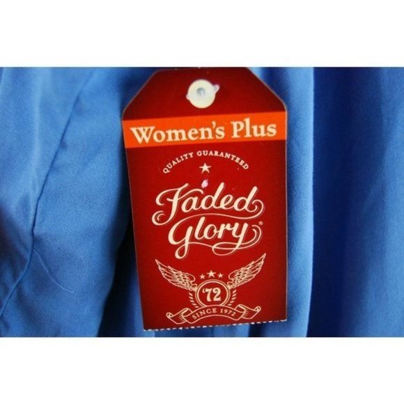Faded Glory Surplice Top - Size 4X (26W - 28W) - Picture 7 of 9